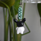 Black Bunny Spiral Green Knot