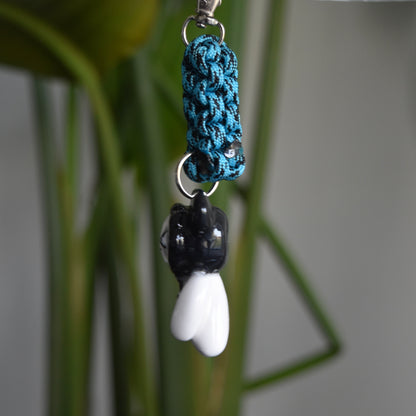 Black Bear Spiral Blue Knot