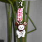Brown Bear Bow Pink Knot