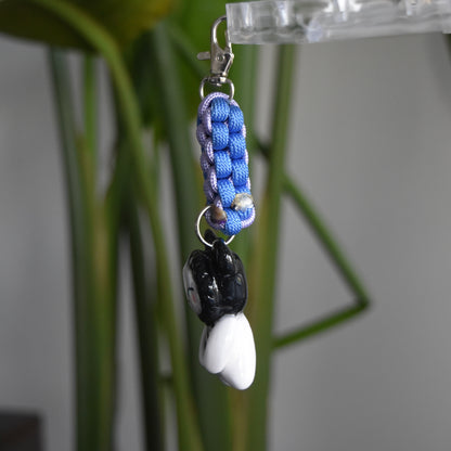 Black Bear Spiral Purple Blue Knot