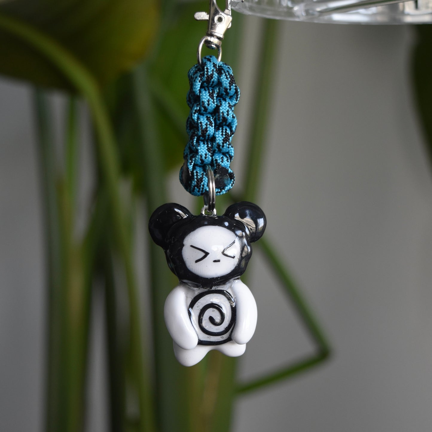 Black Bear Spiral Blue Knot