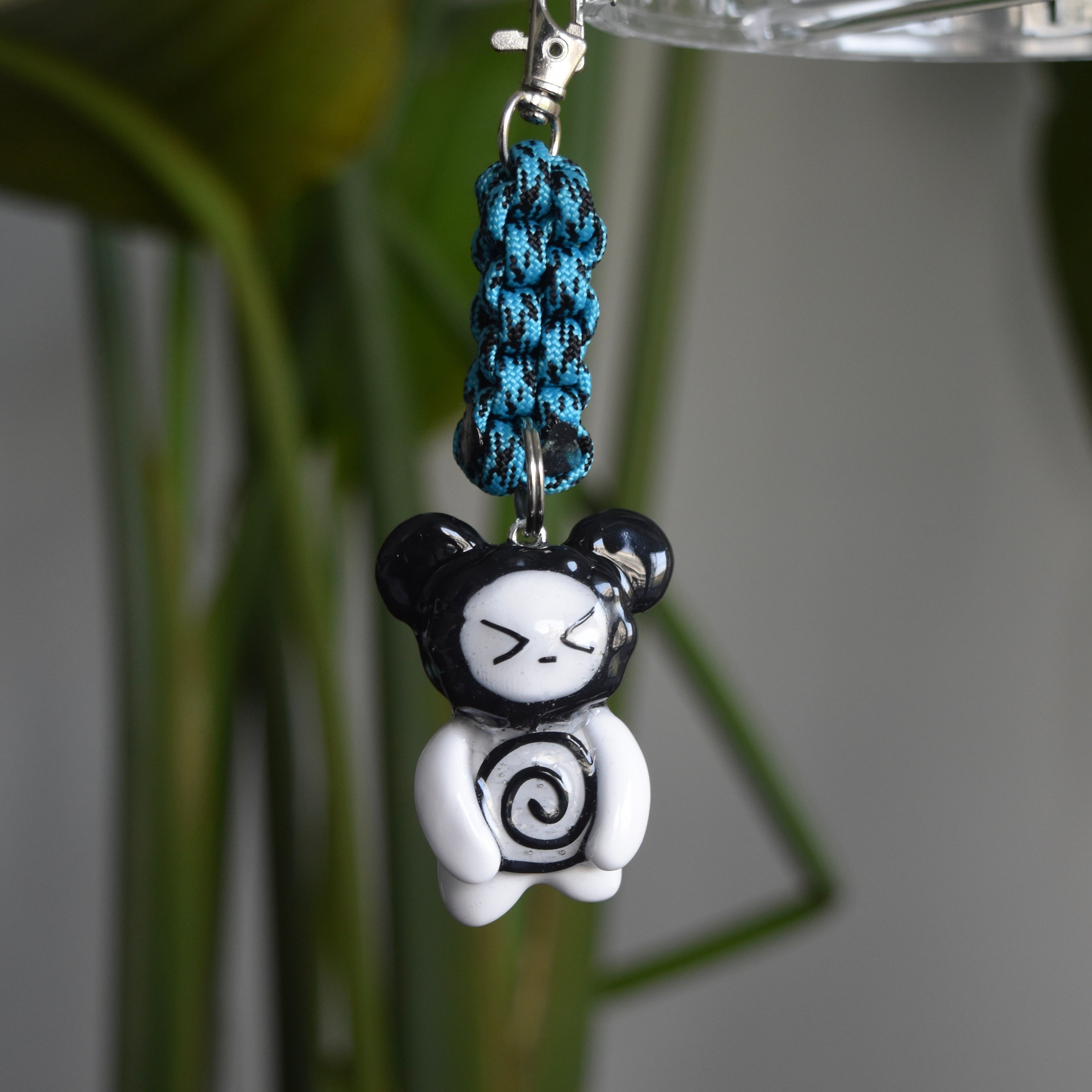 Black Bear Spiral Blue Knot