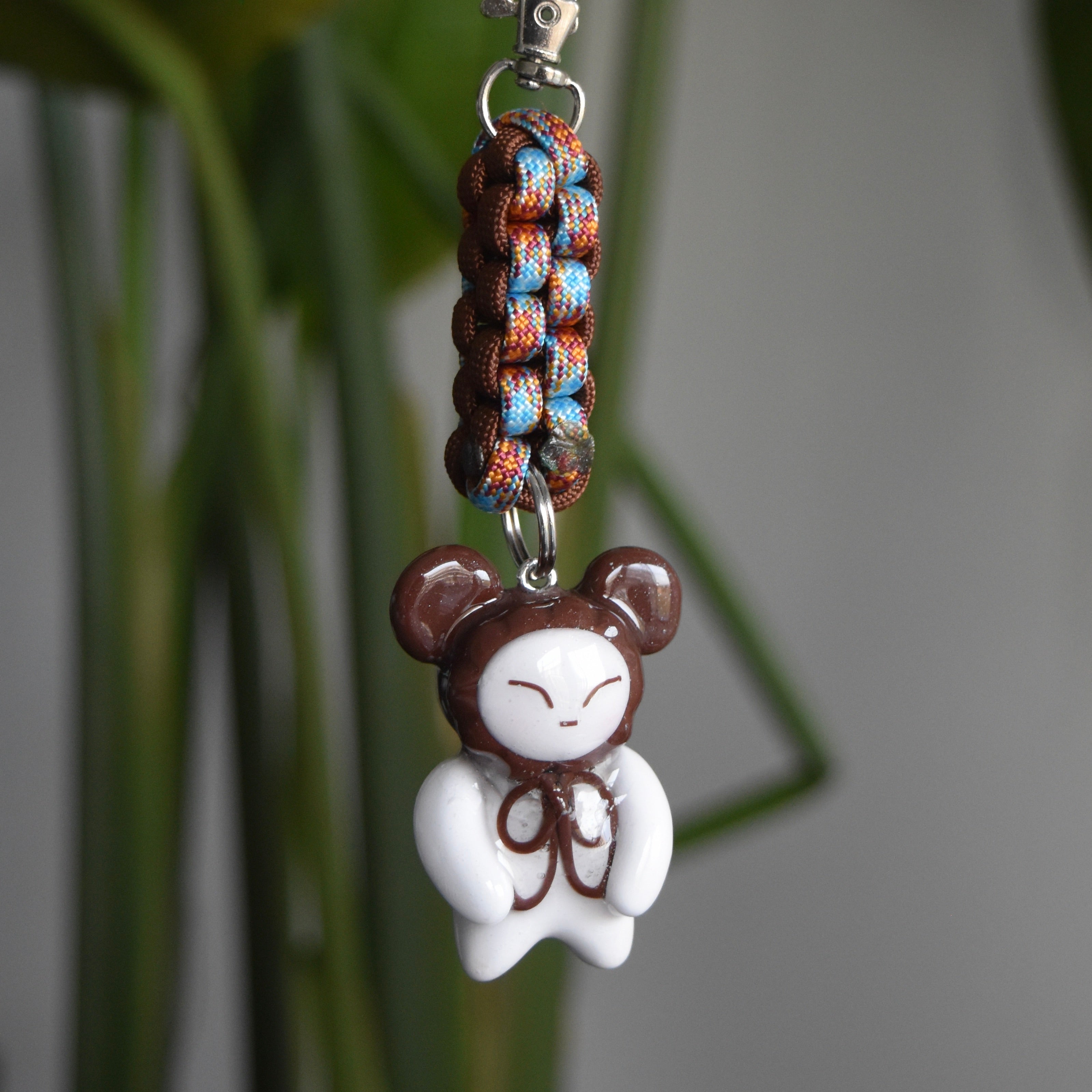 Brown Bear Bow Multi Brown Knot