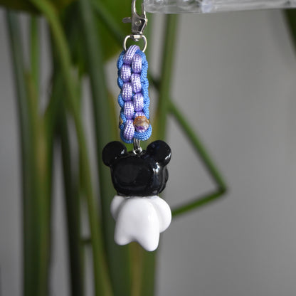 Black Bear Spiral Purple Blue Knot