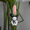 Black Bunny Bow Pink Yellow Knot