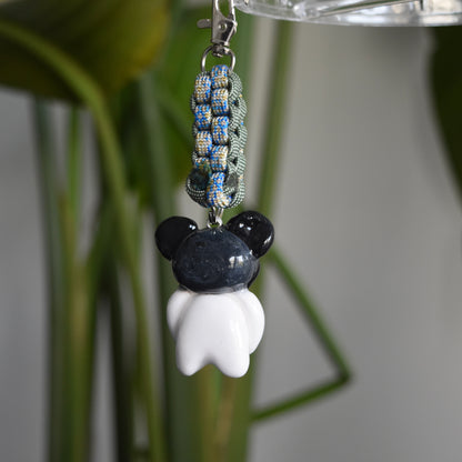 Black Bear Spiral Blue Green Knot