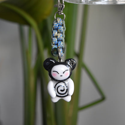 Black Bear Spiral Blue Green Knot