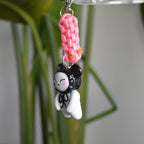 Black Bear Bow Pink Knot