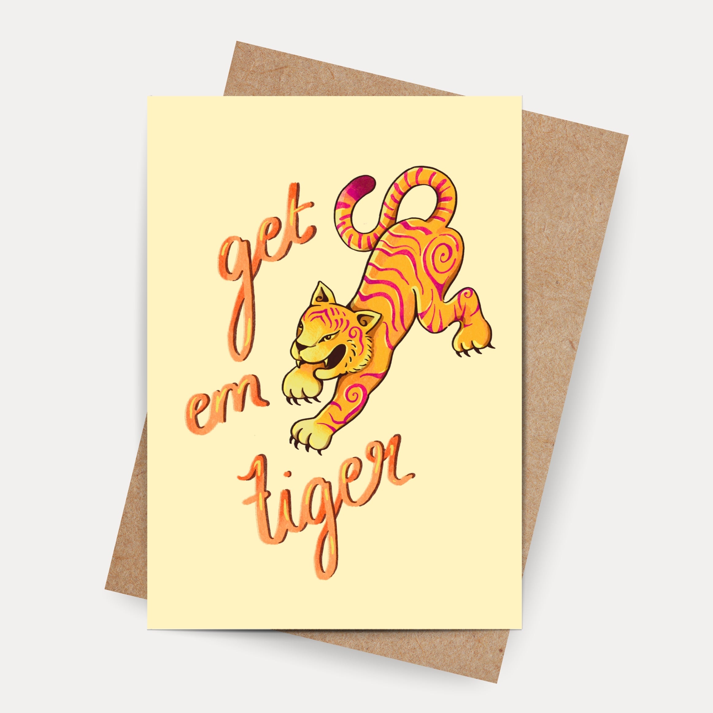 Get 'Em Tiger Card