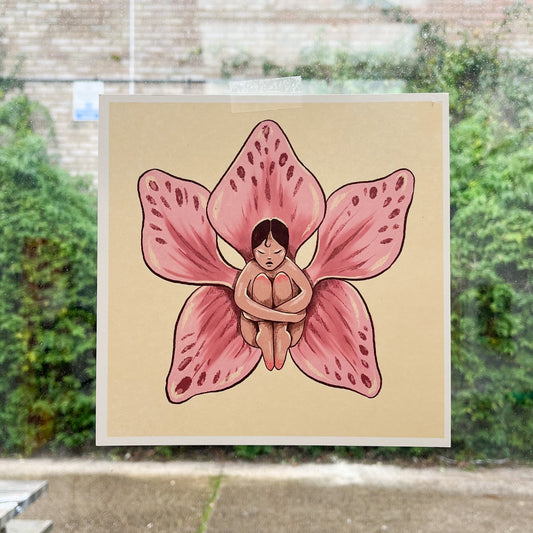 Orchid Fairy Print