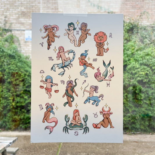 Astrology Zodiac Print