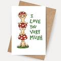 I love you very mush card