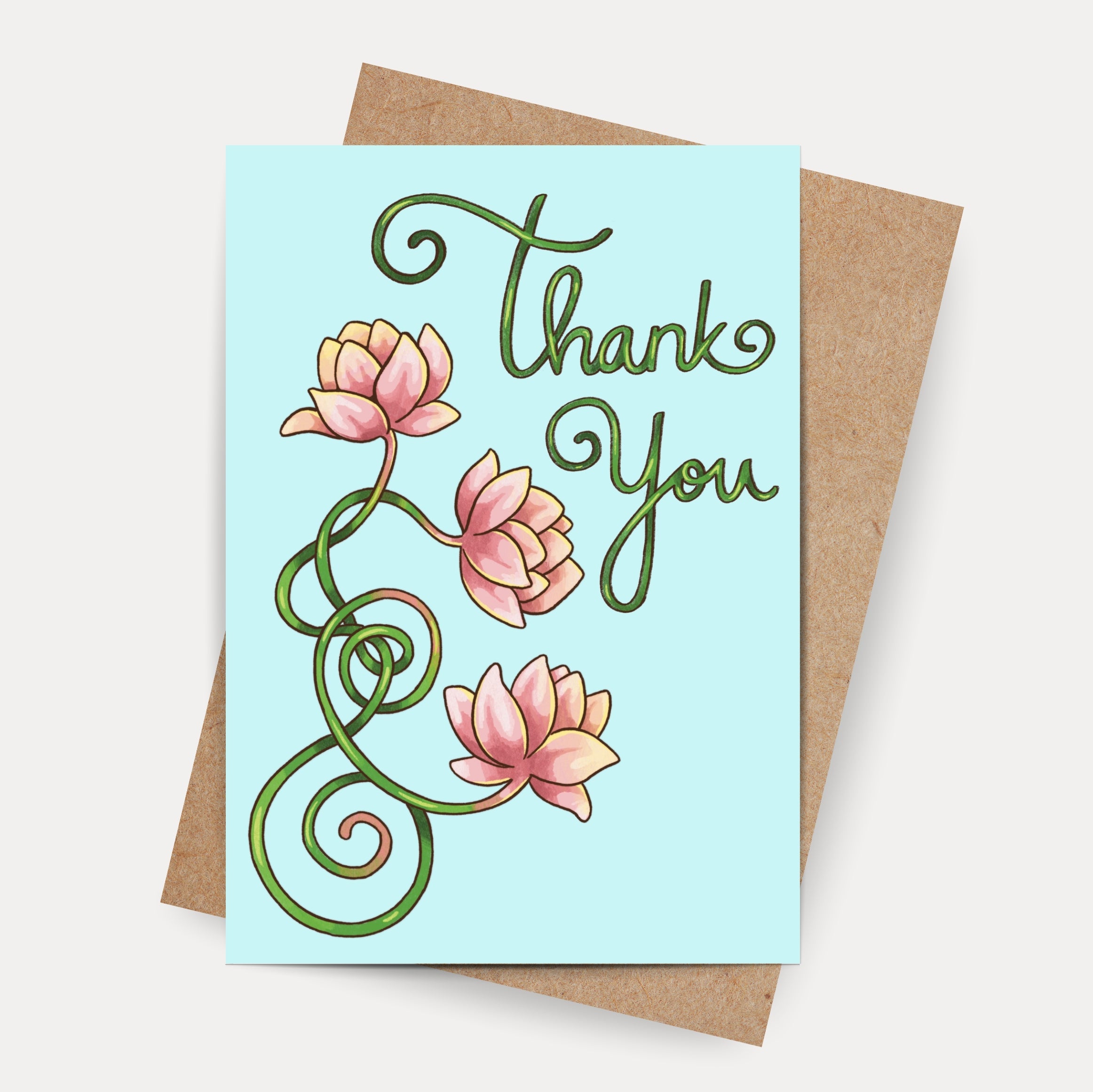 Thank You Lotus Card